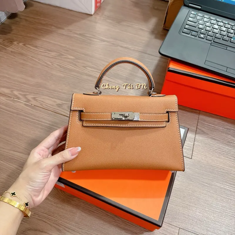 Túi Da Lì 1 Quai Size 20 Và 22 Fullbox Nguyên Siu - Bag Nữ 7