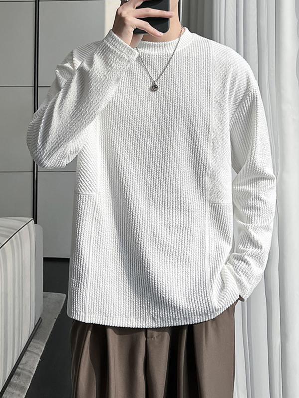 Áo Thun Nam Cổ Tròn Chất Liệu Vải Thun Gân Dày Dặn 7S Clothes Menswear Top