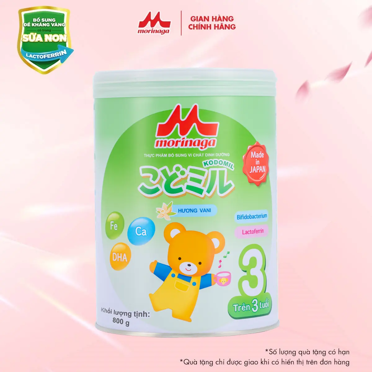 Sữa Morinaga Kodomil số 3 800g