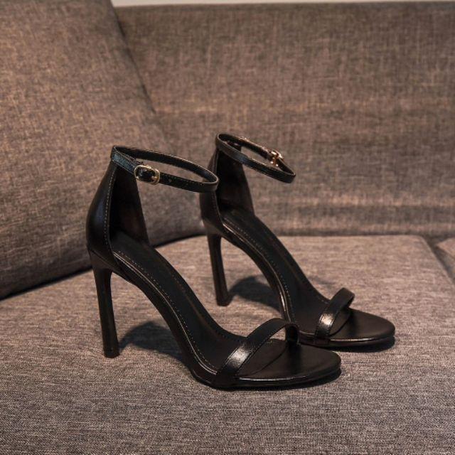 Giày cao gót , Sandal nữ cao gót nhọn 9p FORM CHUẨN kèm clip NT01