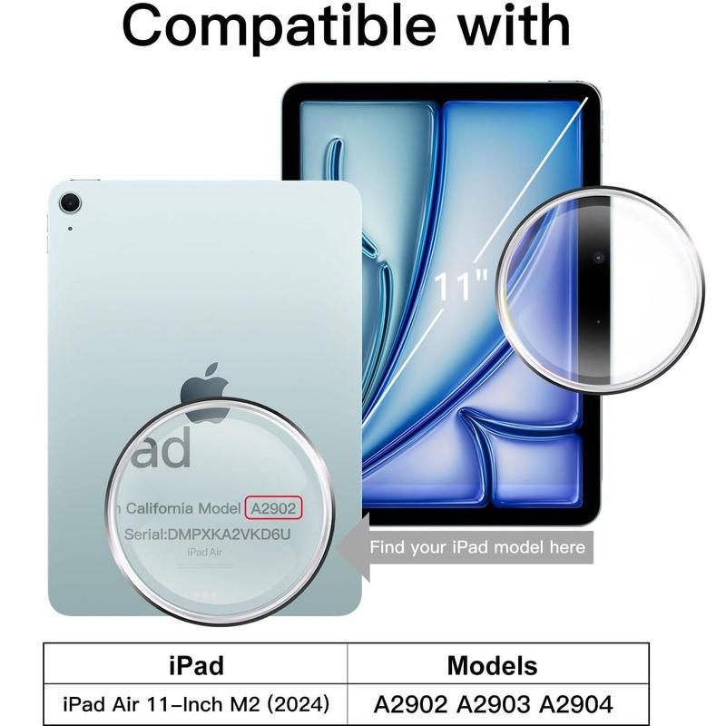 Product Introduction of Tempered Glass Screen Protector, Anti-scratch Tablet Screen Protector, Tablet & Computer Accessories Compatible with iPad Air 11 Inch 6 Generation & iPad Pro 11 Inch 2024 5th Generation 1