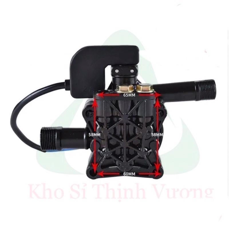 Đầu máy bơm rửa xe mini lõi nhôm (có kèm rơ le điện) 3