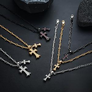 Kalung Salib, Bahan Keluli Titanium, Untuk Lelaki dan Wanita, Bergaya dan Serba guna, Aksesori, Ketibaan Baru Jewelry Necklaces
