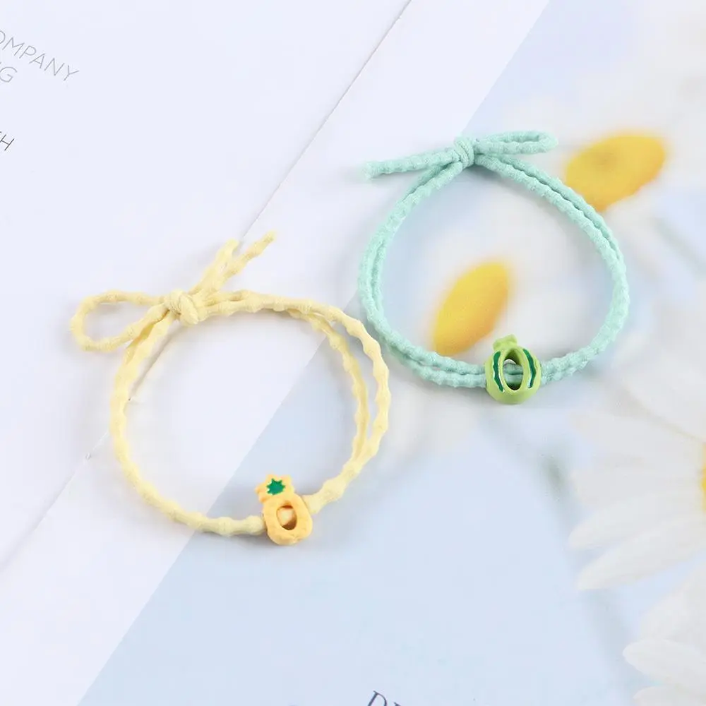 Simple Kawaii Lovely Hair Ties Female For Girls Gift Hair Band Korean Style Hair Rope Women Hair Ring Fruit Hair Scrunchies Ponytail Holder