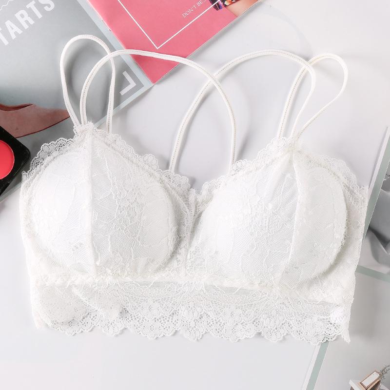 Hot-Selling Lace Strapless Bra with Beautiful Back, Anti-Exposure Camisole for Women, Massage Chest Pad Vest, Base Layer Underwear 6