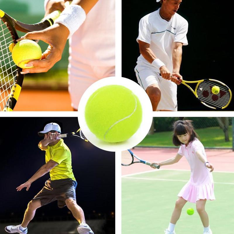 Product Introduction of 1pc  New Tennis Balls  Professional Reinforced Rubber Shock Absorber High Elasticity Durable Training Ball for Club School 26