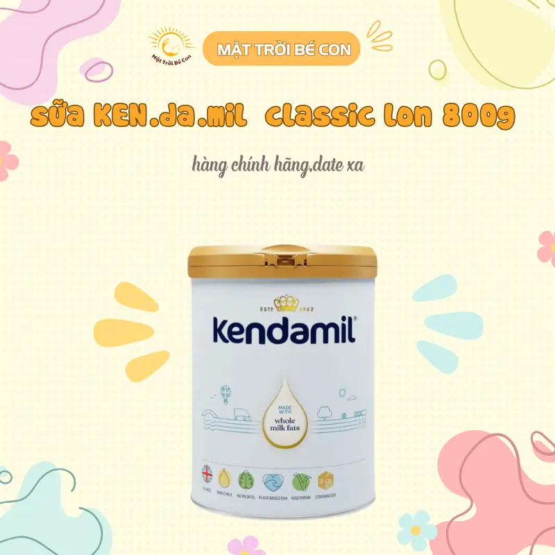 [combo 2 lon] sữa CT tăng trưởng Ken DA Mil Ngyên Kem Nhập KHẩu Anh Quốc Lon 800g hỗ trợ chiều cao và tiêu hóa 3