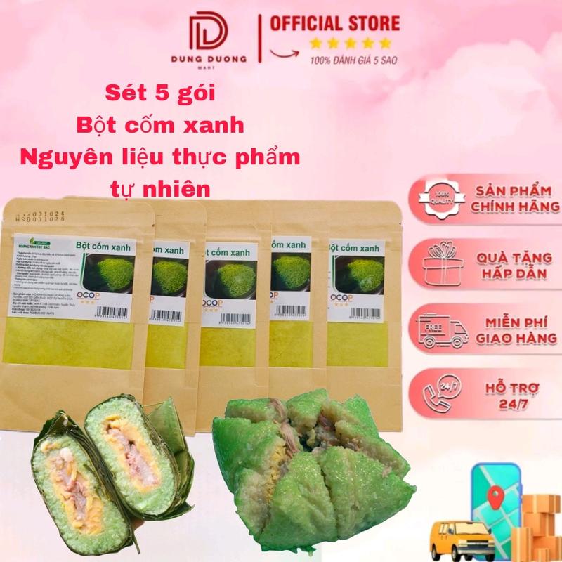 Sét 5gói bột màu cốm xanh ( gói bánh chưng ) - TikTok Shop Vietnam