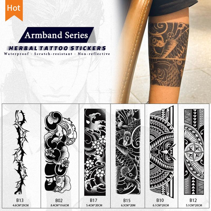  ODDSIN Hình xăm dán tay cho nam và nữ 【Bộ sưu tập vòng tay  Hình xăm dán chống nước hình xăm dán ma thuật hình xăm dán thảo dược chống nước chống trầy xước bền lâu hình xăm bán vĩnh viễn chân thực có thể duy trì trong 1-2 tuần. 