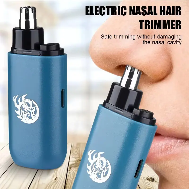 Pemangkas Rambut Hidung Elektrik, Mudah Alih Mini, Boleh Dicas Semula, Sesuai untuk Lelaki dan Dewasa, Tidak Mencederakan Hidung, Pencukur, Alat Pemangkasan Electric Eyebrow