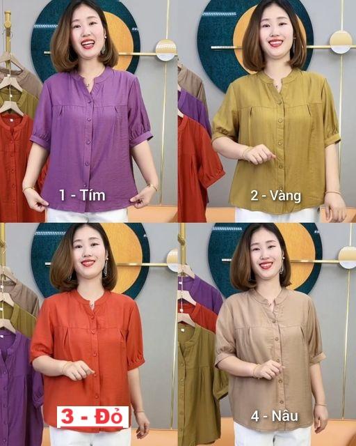 Product Introduction of Áo đũi tơ hàn tay lỡ, cổ tàu phong cách mới, mặc mềm mát AD1- Size 42 -77kg 4
