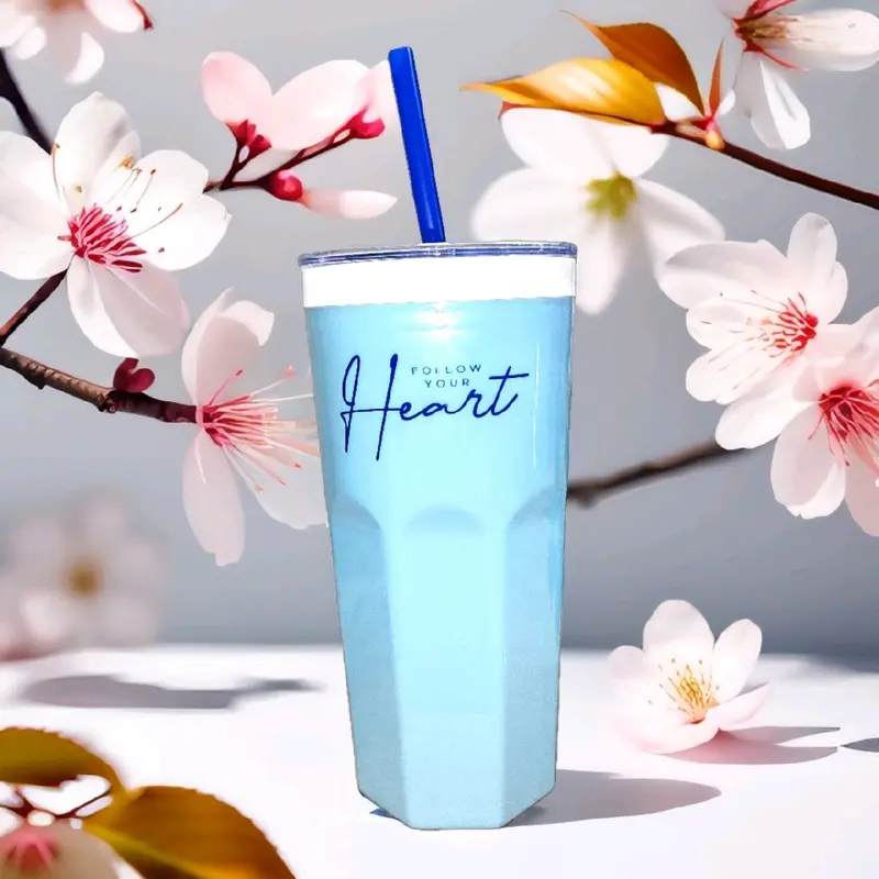 Ly giữ nhiệt được tặng kèm ống hút thể tích 600 ml 4