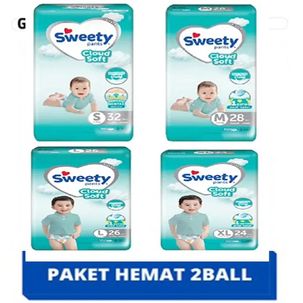 2 Ball Popok Sweety Silver S32 M28 L26 XL24  JAWA TIMUR