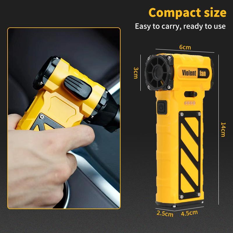 【KEELAT-KMTF01】Kipas Angin Turbo Mini Motor Brushless Portabel Angin kencang Saku Genggam Kipas tangan Jet Fan