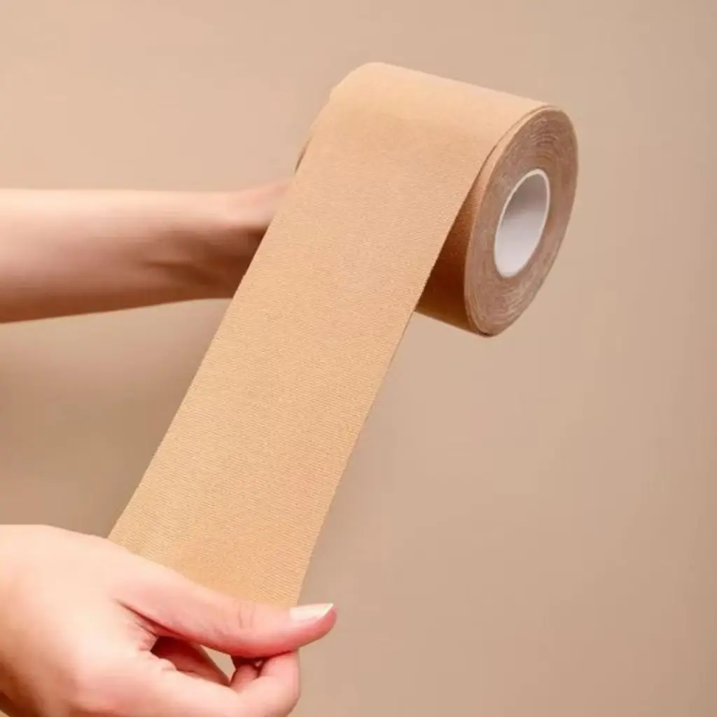 Fita Adesiva Corporal Invisível 5 Metros Sustentação e Ajuste Resistente à Água