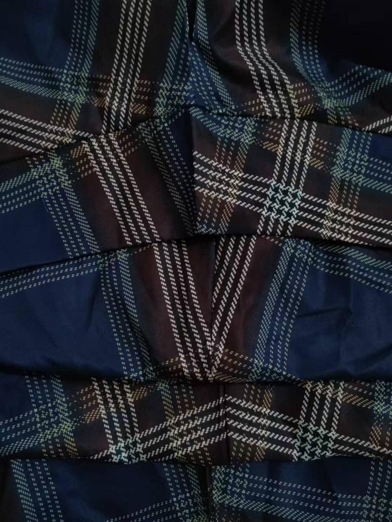 Product Introduction of Women's Plaid Print Pocket High Waist Skirt, Casual Fashion Long Skirt for Daily Outdoor Wear, Women's Bottoms for Spring & Fall 6