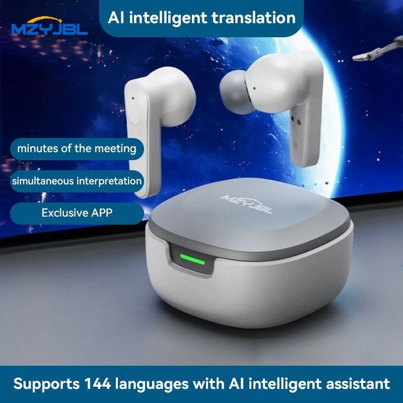 MZYJBL A98 Intelligent AI Translator Earbuds Wirless BT Languages Translation Headphones Real Time Voice Translators for Business Travel With APP 7