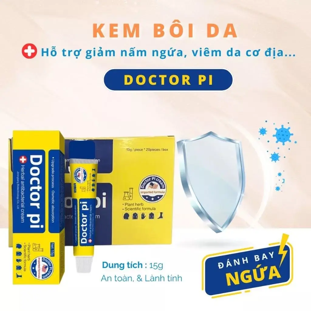 Kem bôi da DOCTOR PI hàng chuẩn nhập MỸ  miễn phí ship