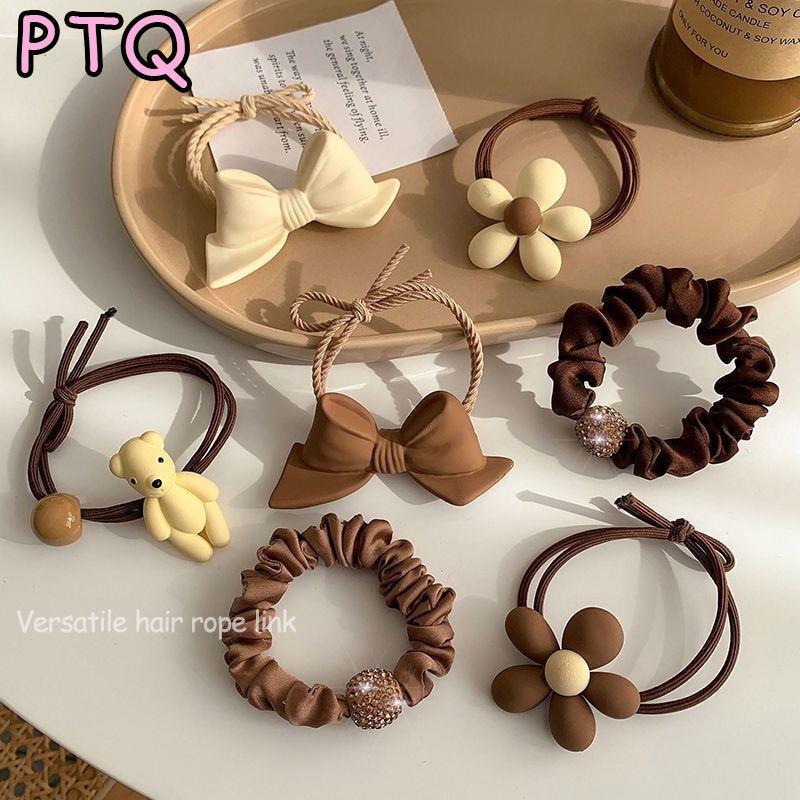  Dây Buộc Tóc Hàn Quốc 1 Bộ 7 Chiếc Phong Cách Cổ Điển Thiết Kế Đơn Giản Phong Cách Mới Thích Hợp Cho Tóc Đuôi Ngựa Độ Đàn Hồi Cao Và Bền Dây Buộc Tóc Cho Nữ PTQ 