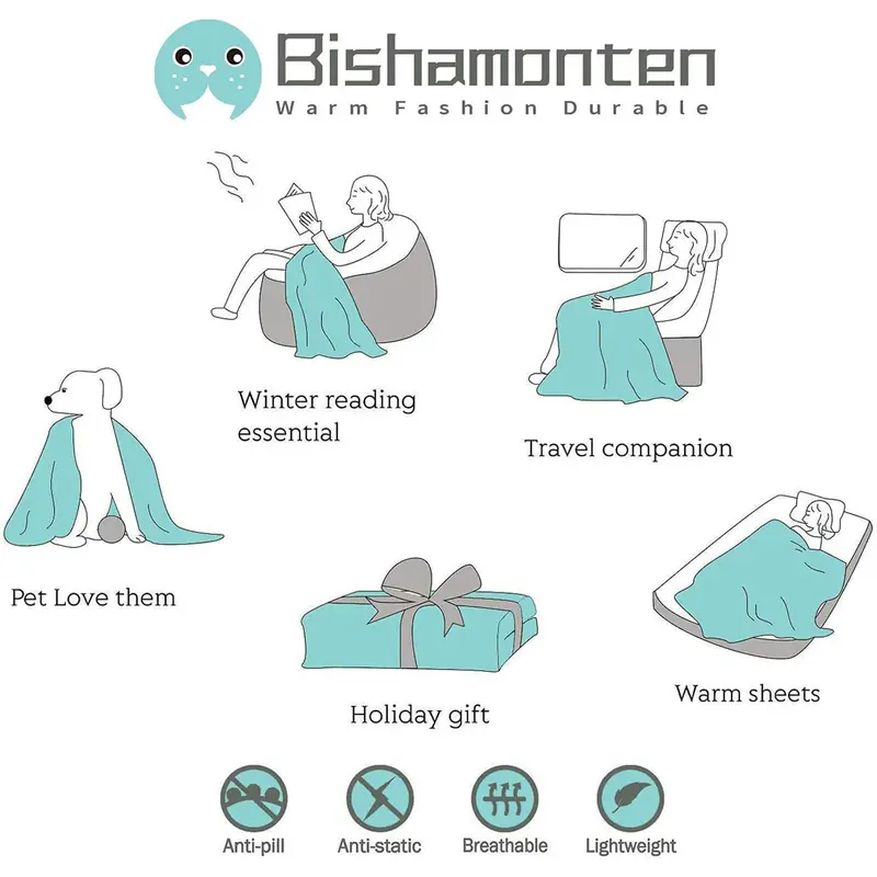 Snowflake Pattern Blanket,  1 Count Soft and Comfortable Air-conditioned Room Throw, Warm Nap Blanket for Home, Office & Valentine's Day Gift 2