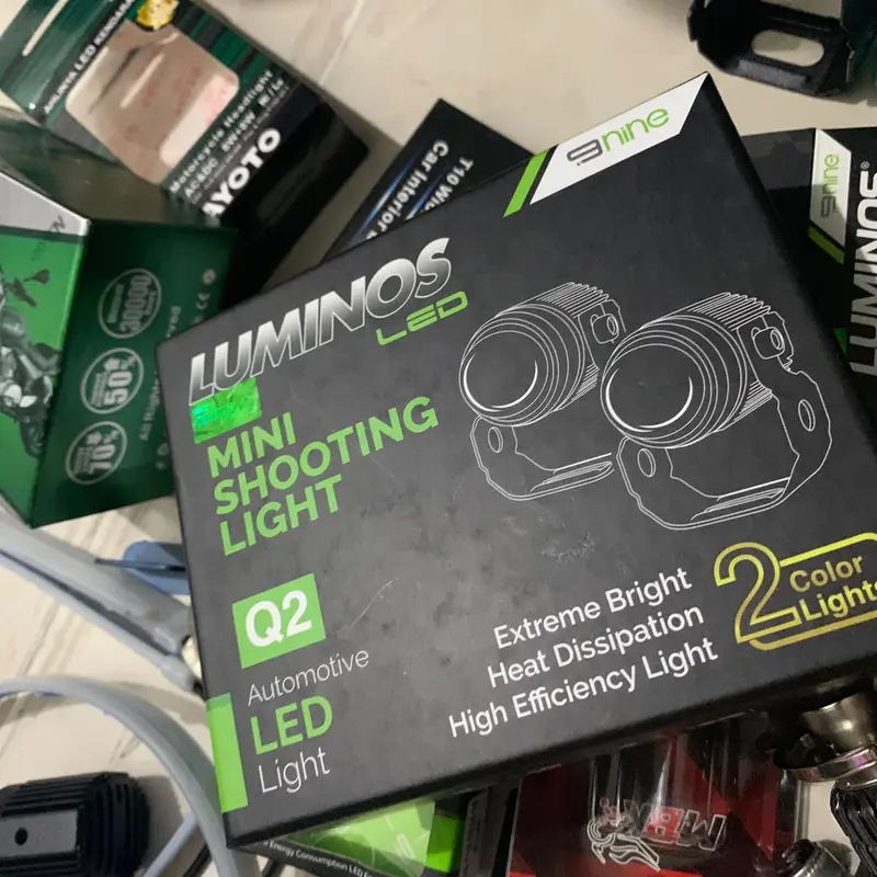 [2PCS] Lampu tembak q2 luminos original luminos 2 warna Motorcycle 2