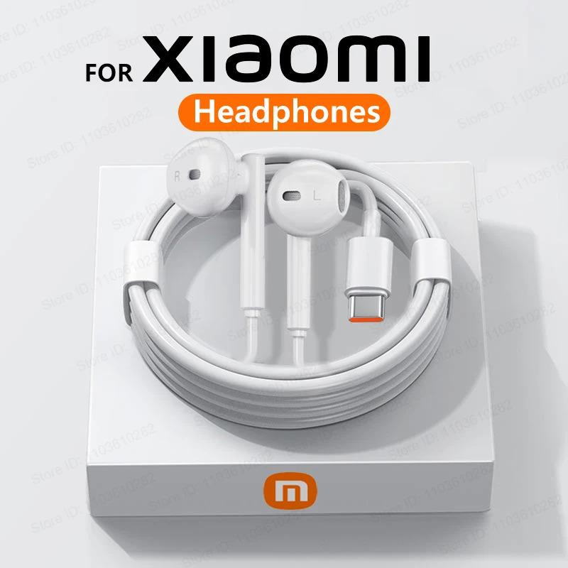 Tai Nghe Type C Có Dây, Chính Hãng Cho Xiaomi, Tai Nghe Trong Tai, Tương Thích Với Xiaomi Mi 14 13 12 11, Redmi Note 10 9 8 7, Tai Nghe, Phụ Kiện Điện Thoại Nhét Tai Kem 0