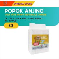 Gambar Volk Pets Puppy Disposable Diapers XS Isi 30 pcs / Popok Anjing dari M-Pets Volk Pets Indonesia Kota Administrasi Jakarta Barat 3 Tokopedia