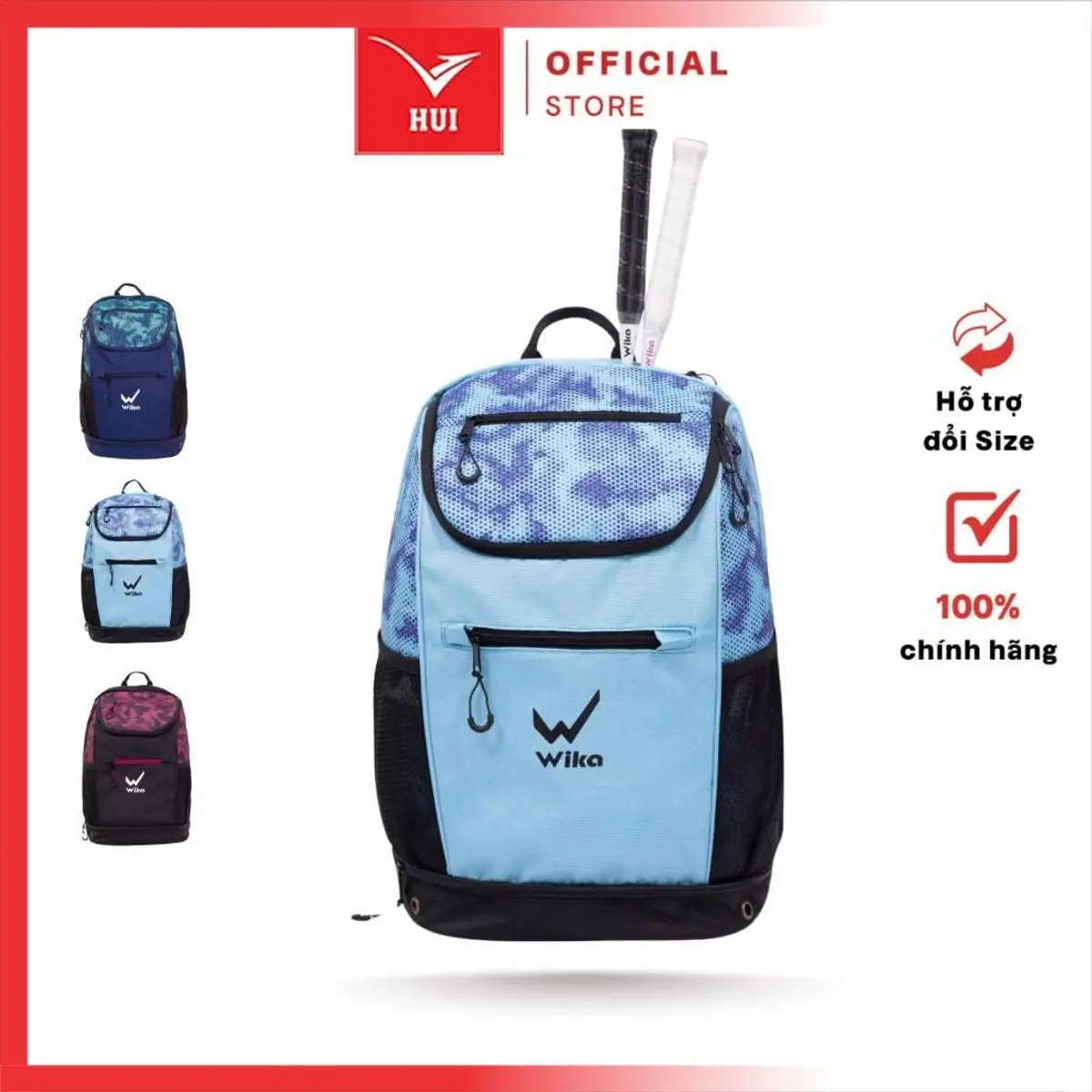 Free ship - Balo thể thao WIKA HARU - "CHỨA TRỌN" ĐAM MÊ dành cho anh em chơi thể thao, đá bóng, cầu lông, Pickleball. TOP, SPORT