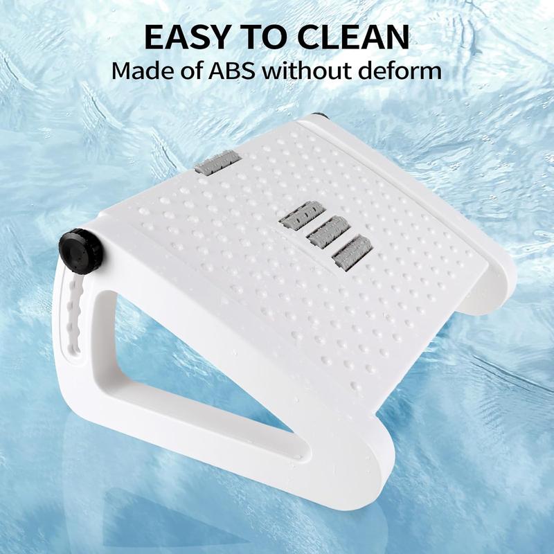 🚚SG Seller🚚Ergonomic Foot Stool 180° Swing Massage Roller Rest Stool Under Office Desk Anti-slip Antibacterial Massage Foot Stool Foot Stool Foot Stool Foot Massage Stool 8