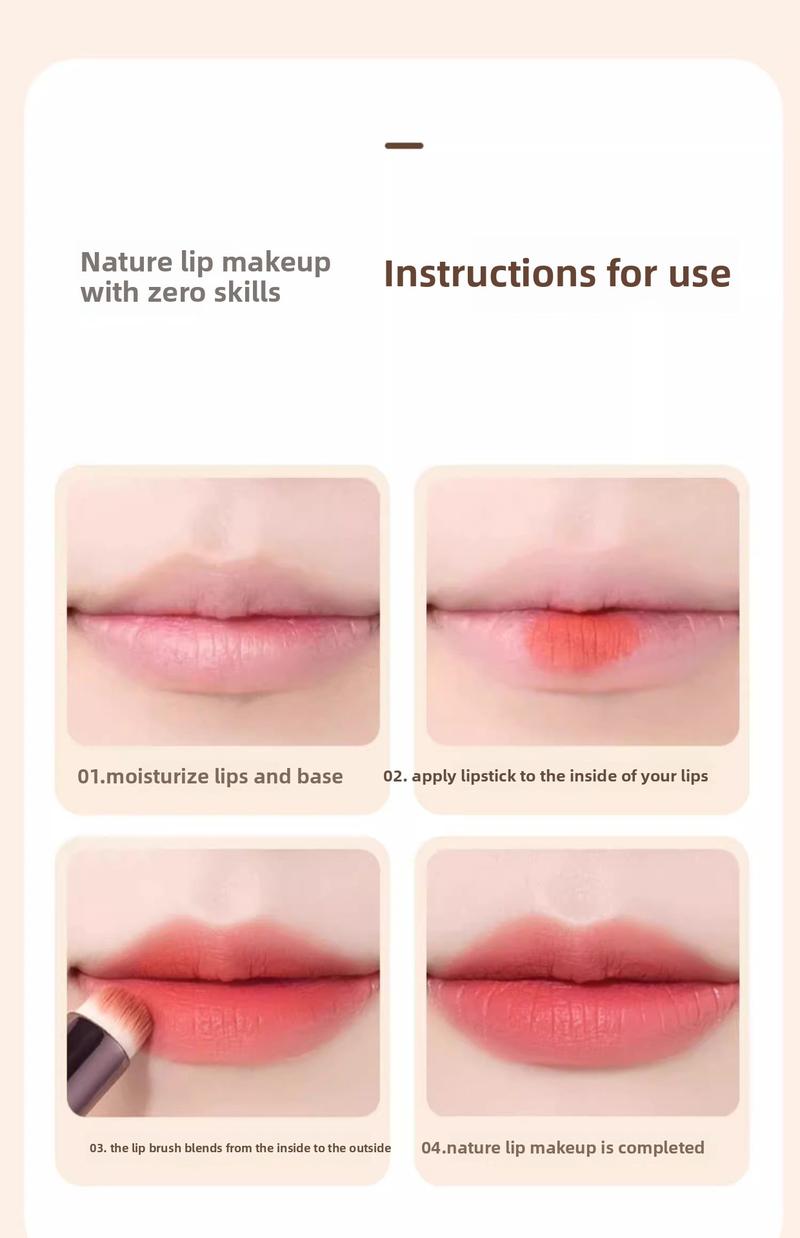 Product Introduction of Cọ Môi, Cọ Che Khuyết Điểm Nhòe Môi Cô Gái, Cọ Trang Điểm, Cầm Tay Cho Người Mới Bắt Đầu, Thích Hợp Cho Son Môi, Dụng Cụ Làm Đẹp cọ  tán  môi 22