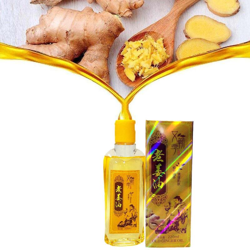 Product Introduction of Dầu Mát Xa Cơ Thể, 220ml, Dầu Mát Xa Gừng, Để Thoát Bạch Huyết, Căng Thẳng Truyền Thống Trung Quốc Gua Sha Mát Xa, Tinh Dầu 13