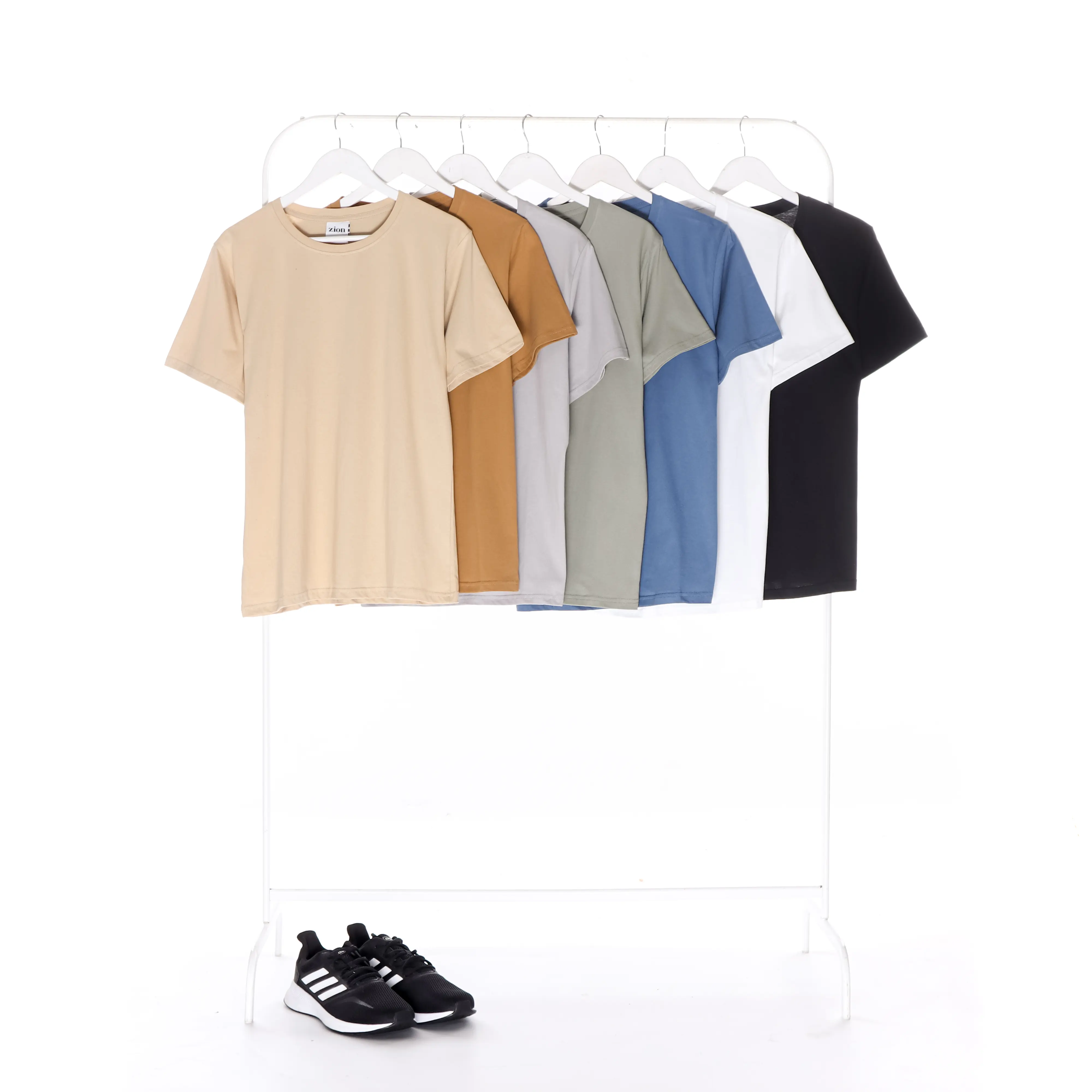 ZION Kaos Polos 100% Cotton Combed 24s Katun Polos