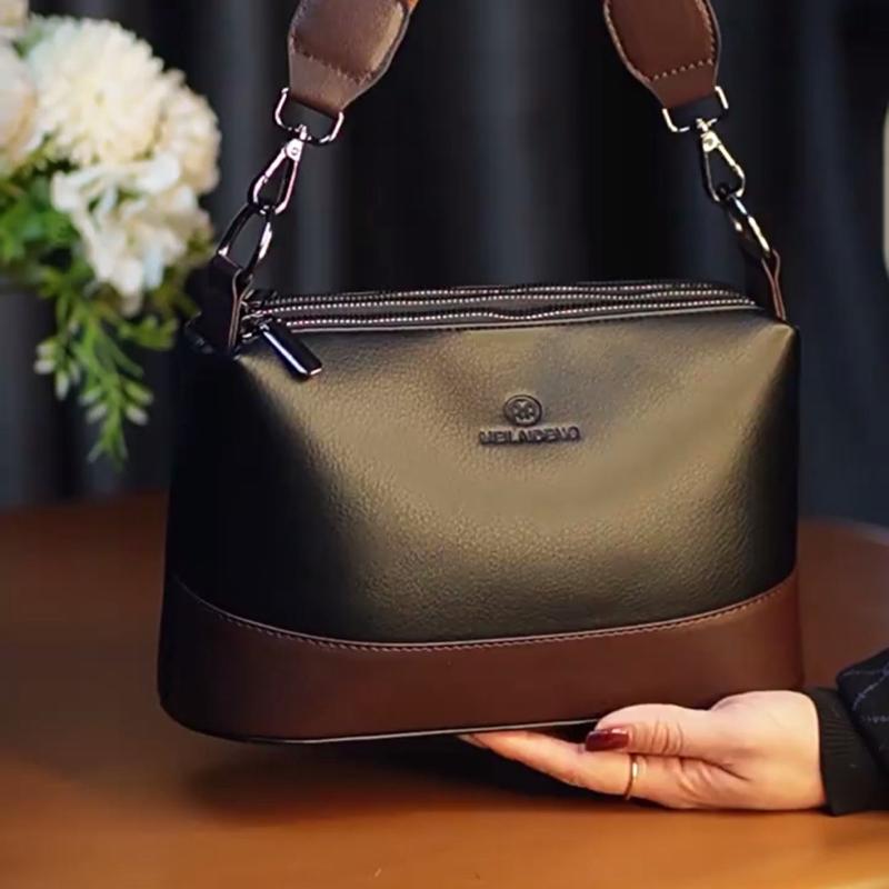 Túi nữ đeo vai, đeo chéo Satchel 3 ngăn mềm đẹp.Da Pu tổng hợp cao cấp không thấm nước.  Phù hợp đi làm, đi chơi, đi tiệc, đi học. kích thước 26*16*10cm - Bag Nhung Canvas