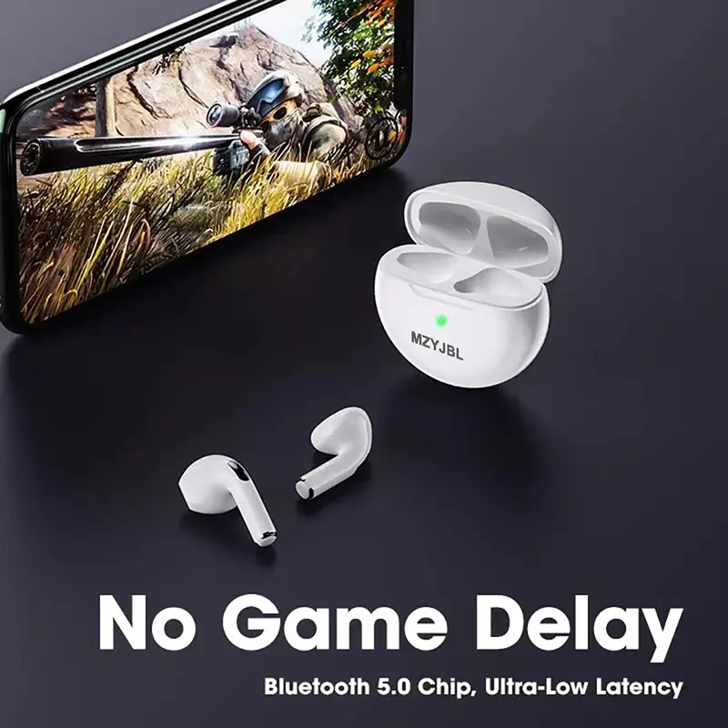 Fon Telinga Wayarles, MZYJBL, Fon Kepala Bluetooth LP40, Bunyi Stereo HiFi, Kalis Air, Pengurangan Bunyi Pintar, Sesuai untuk Sukan, Fon Telinga, Mikrofon Terbina dalam, Fon Kepala Dalam Telinga