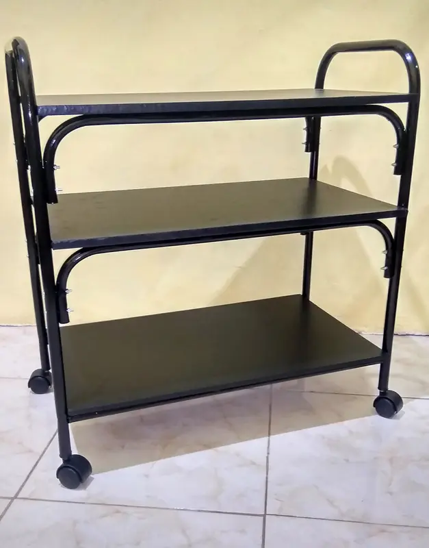 Rak TV Meja Dispenser Magic com Serbaguna Besi Hemat Ongkir DX 300 ( TV 14 - 24 Inch ) Laci Penyimpanan Tahan Lama 3