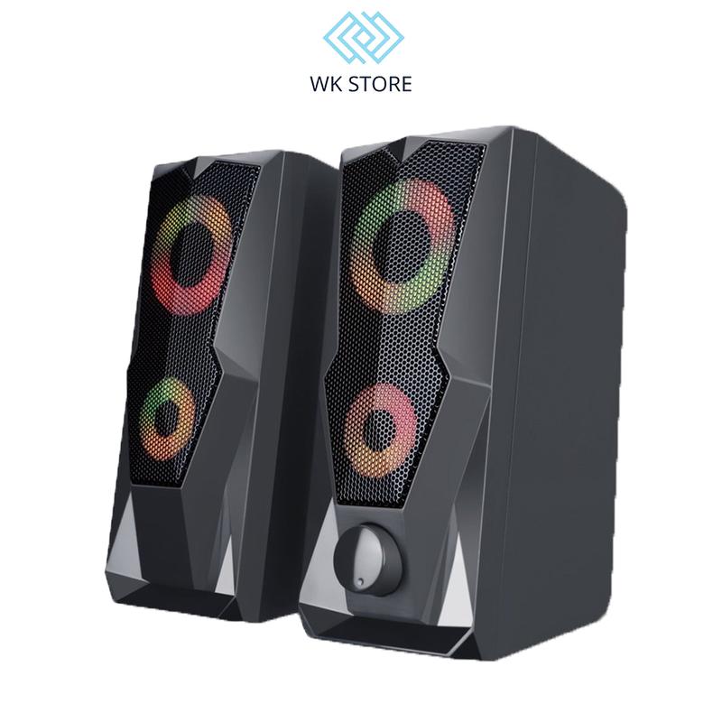 Loa Vi Tính Bosston Z200 Đèn Led RGB âm thanh cực hay, thiết kế nhỏ gọn - Mới, Bảo hành 12 Tháng Củ Loa Nghe Nhạc