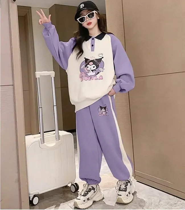 Set bộ đồ Croptop với 2 mẫu dành cho bé gái từ 14-45kg. 7