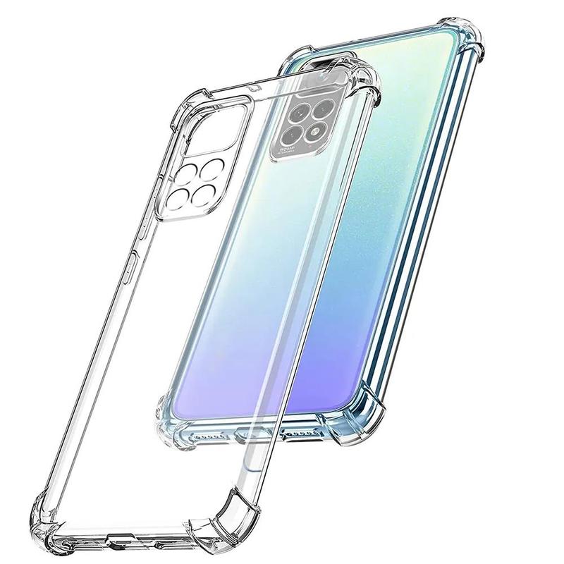 Ốp lưng trong suốt TPU cho Xiaomi Redmi Note 11, 11S, 10S, 9S, 10 Pro, 5G, 10, 11T Pro, Ốp Điện Thoạimềm chống sốc Phone