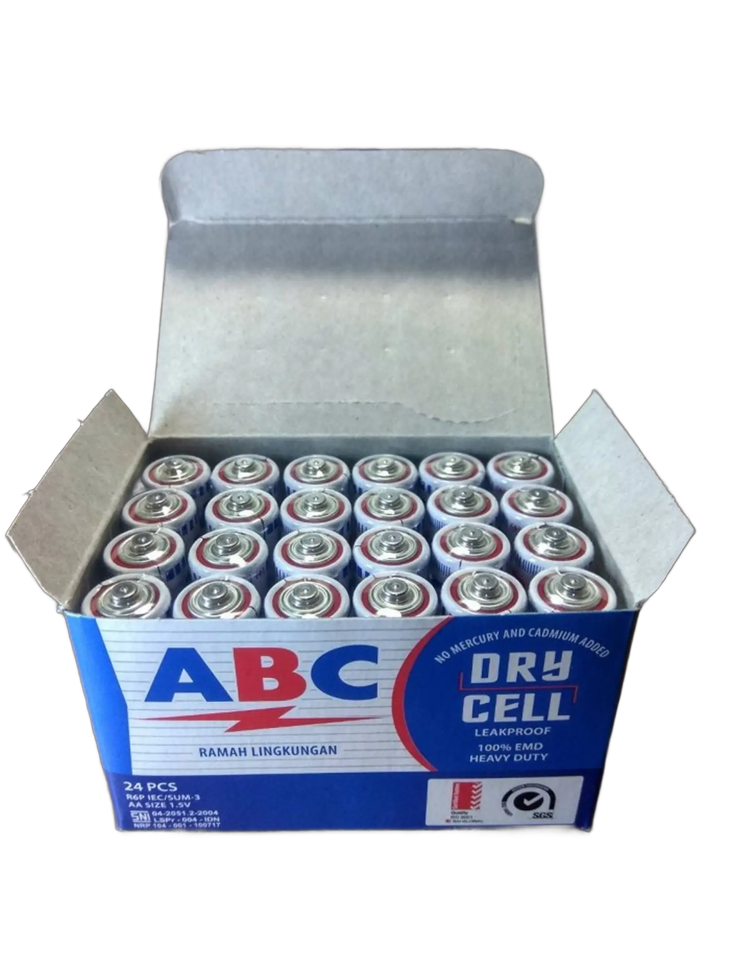 Baterai isi ulang ABC A2. isi 4pcs Bisa di pakai Untuk jam diding mainan anak dan lain-lain Batre