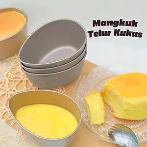 BAMBINO Wadah Kotak Kukus Panci Mangkuk Telur Kukus Stainless Steel Food Grade