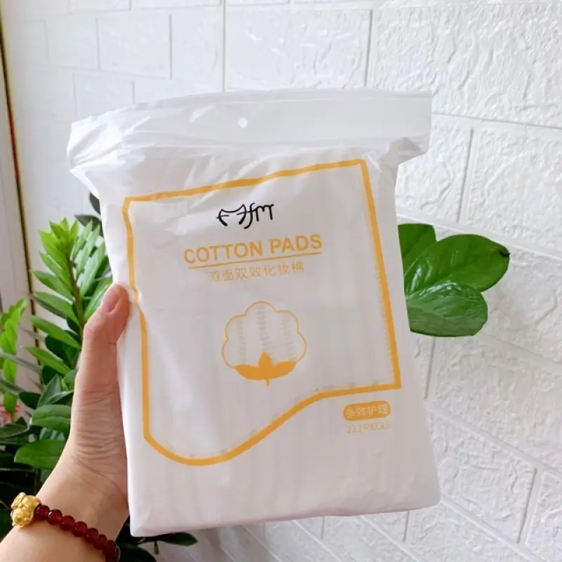 Bông tẩy trang COTTON PADS FM TÚI 222 miếng 3 lớp 4