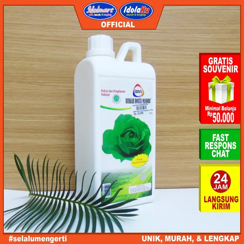 IDOLAKU BRM Pelicin & Pengharum Pakaian 1000 ml Pewangi Loundry Original 7