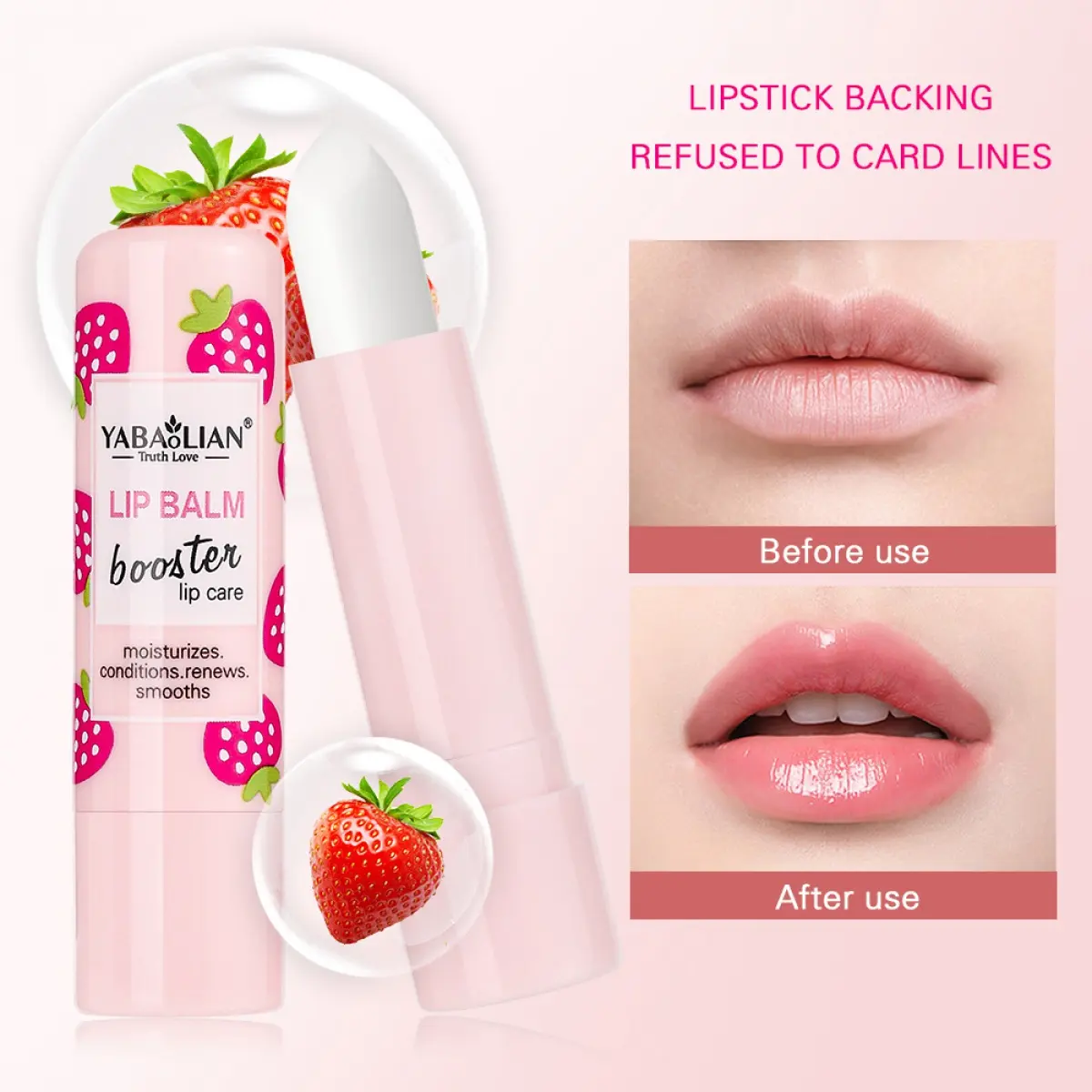 Son Dưỡng Môi, Thiết Kế Trái Cây, Dưỡng Ẩm, Với Vaseline, Chống Nứt Nẻ, Thích Hợp Cho Mùa Thu Và Mùa Đông, Dành Cho Nam Và Nữ, Son Môi Làm Đẹp Da