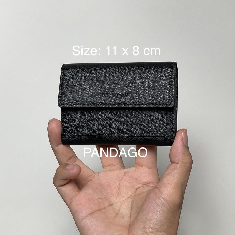 Ví Nữ Cầm Tay Mini Để Thẻ Nhỏ Gọn MiniCake Sang Trọng Da Thật Saffiano Cao Cấp - Pandago Wallet Hình Chữ Nhật