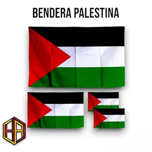 Bendera Palestina Super Jumbo Poliester Peles Berbagai Ukuran - Kualitas Terbaik