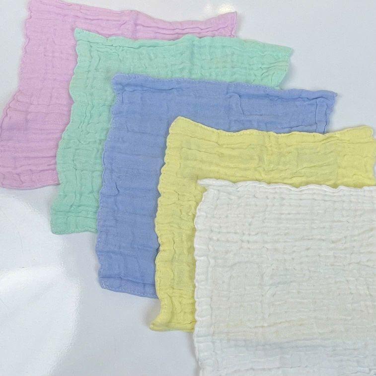 Product Introduction of Set khăn sữa xô nhăn Organic 5 lớp kháng khuẩn thấm hút tốt cho bé trai bé gái kích thước 25×27cm 1