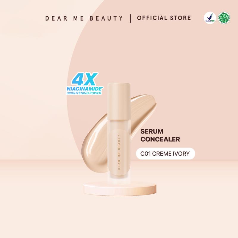 [Belanja 150rb Free Dear Kyla] Dear Me Beauty Serum Concealer C01/N00/N02/N04/Serum Color Corrector Green 3