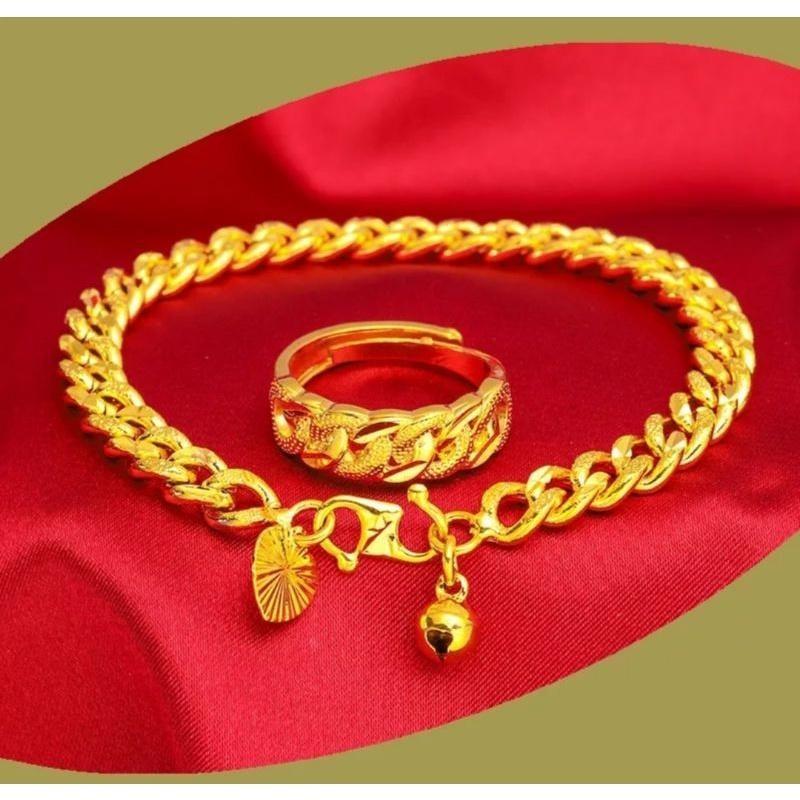 gelang Rante free cincin Rante Kuning COD Murah Terlaris 0