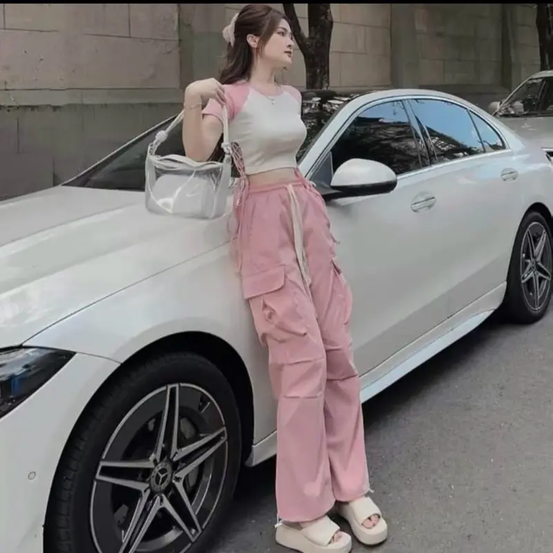 Combo 2 Quần Nữ KaKi Túi Hộp 4 Màu Chất Liệu Nữ Cao Cấp - Pants, Women quầnnỉ Nhung Kem 4