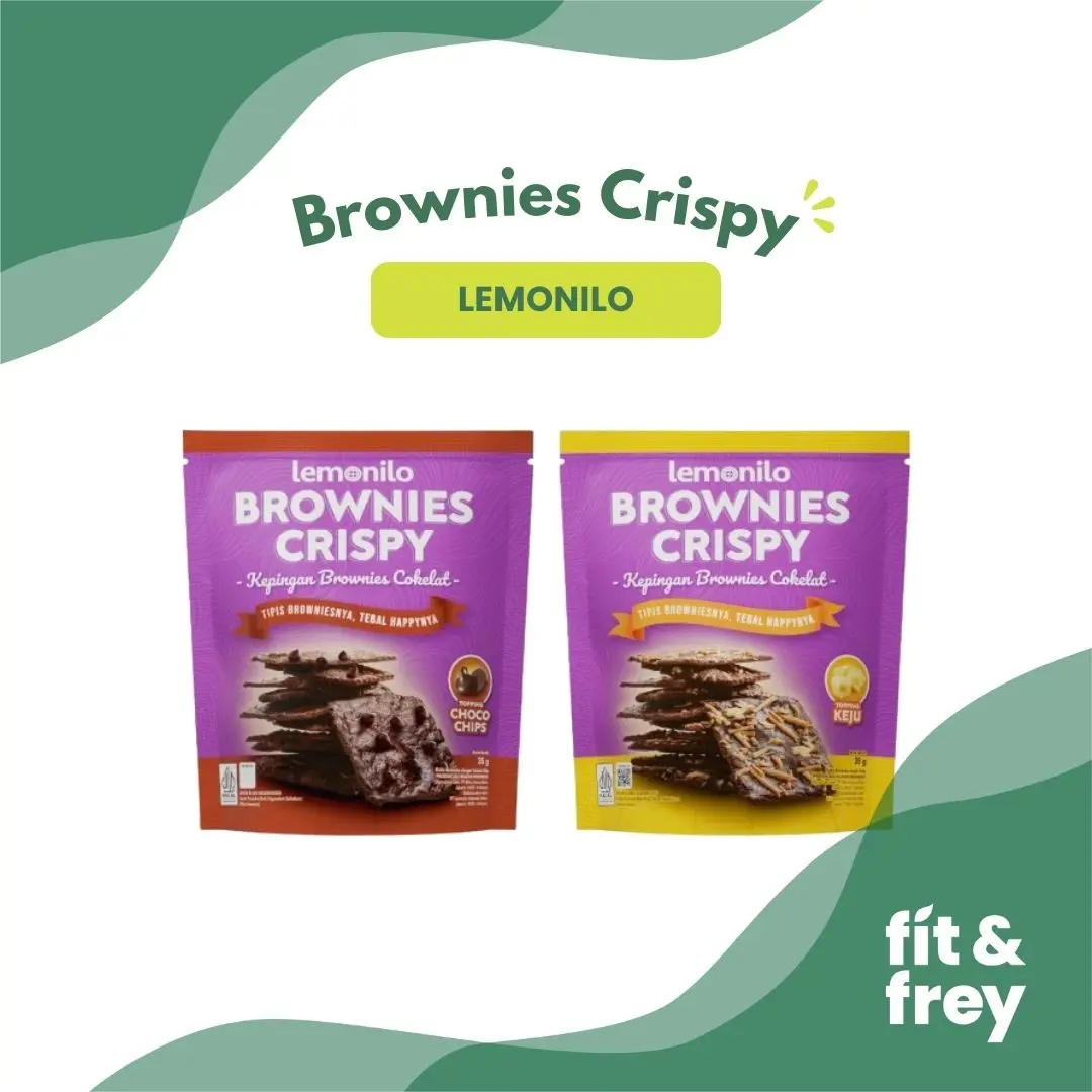 LEMONILO Brownies Crispy - Chocochips Keju - Cemilan Coklat - Shop ...